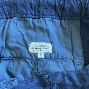 Hartford Linen Blue Joggers